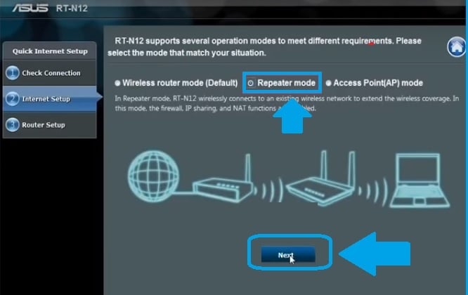 asus rt-ac1200 vpn set up