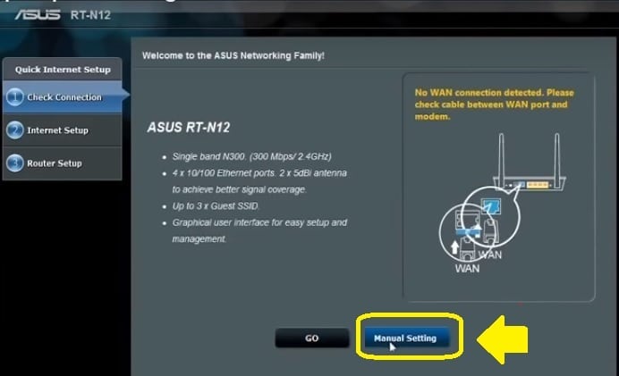 asus rt-ac1200 vpn setup