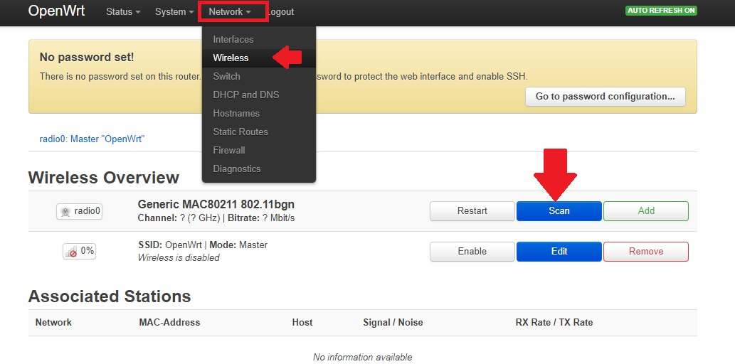 openwrt setup as wisp