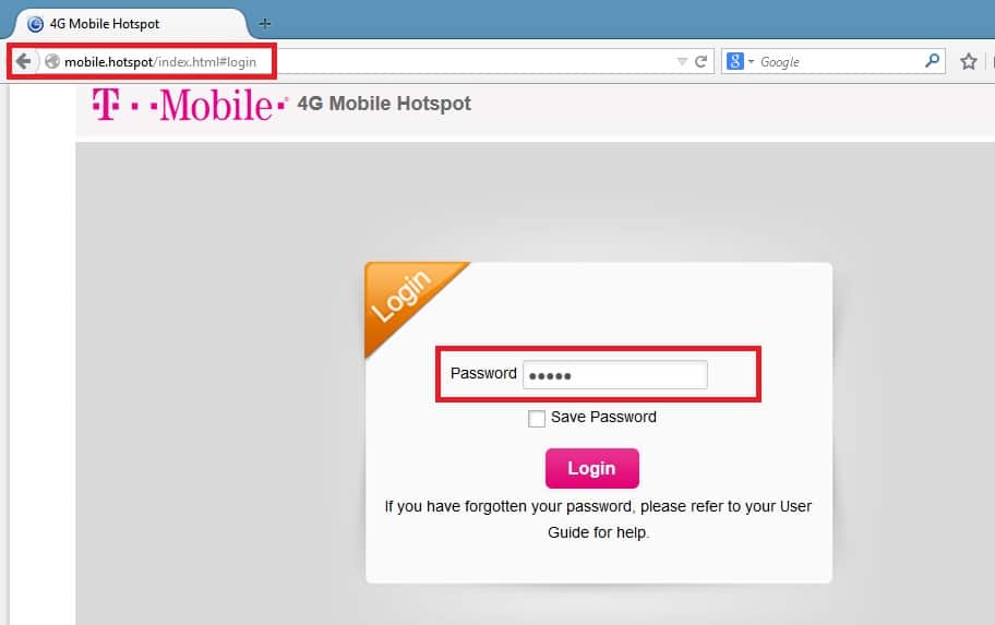 http mobile hotspot login