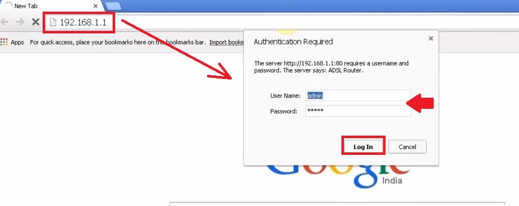  configuration du modem bsnl 