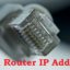 find my router ip