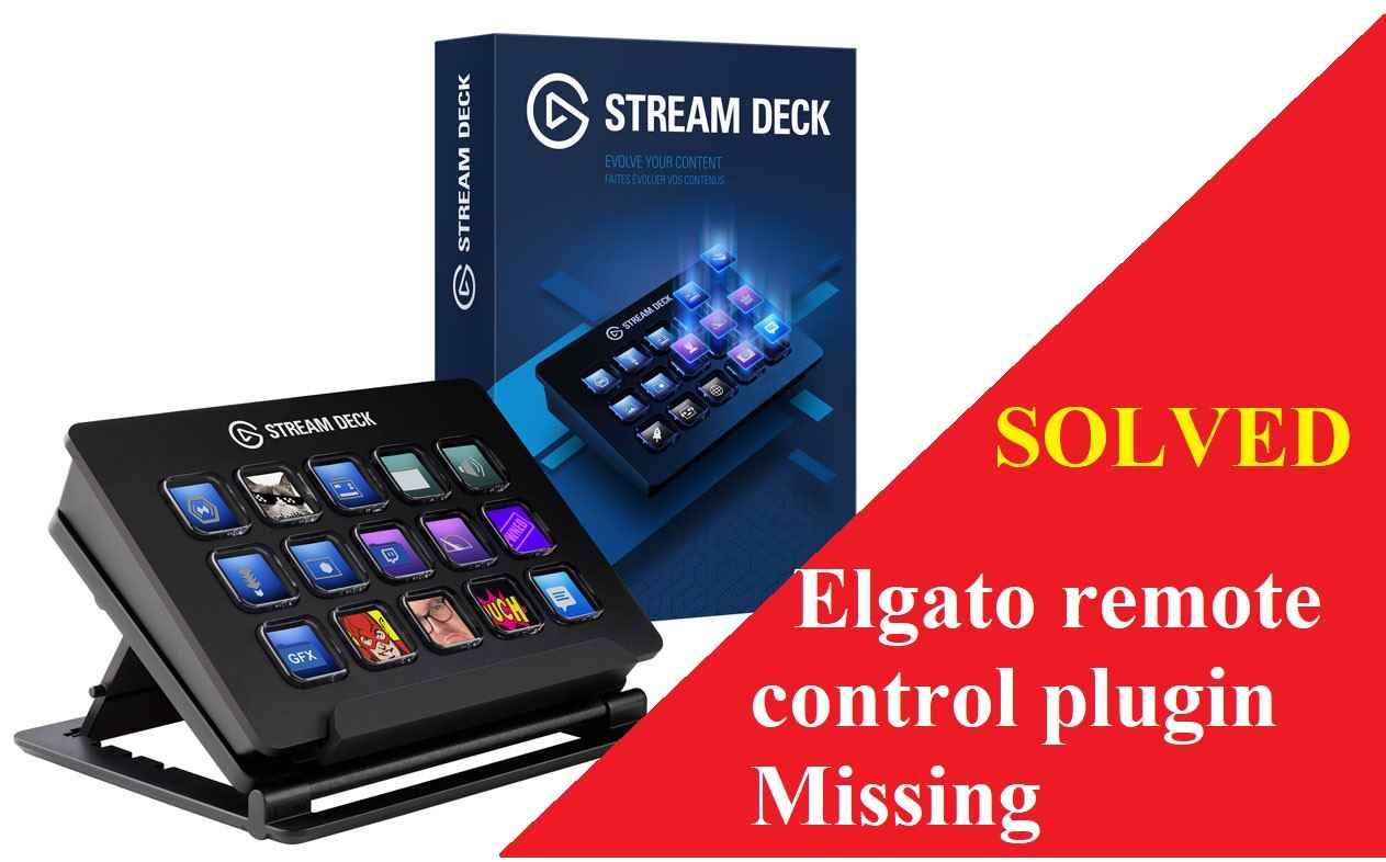 the elgato remote control plugin is missing