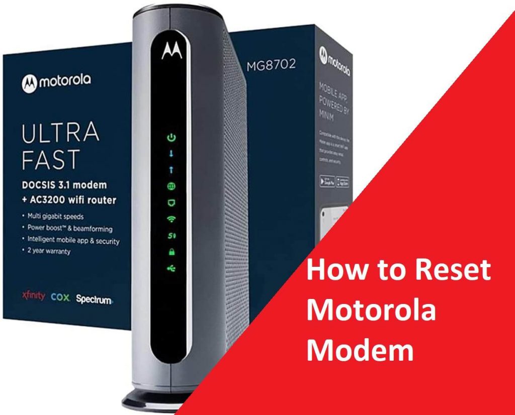 Reset Motorola Modem If Login Password