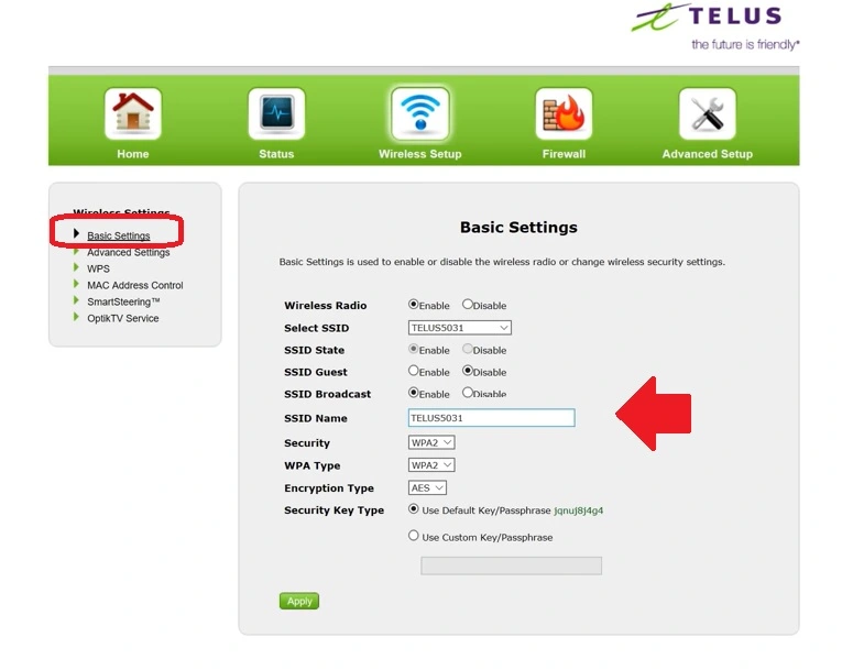 router login telus