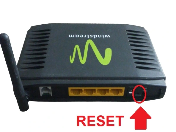 hotline to reset windstream router