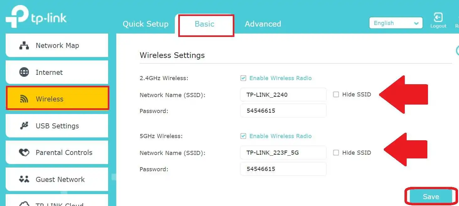 allow services on tp-link cr1900