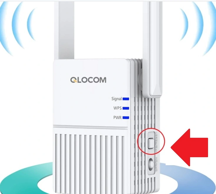 QLOCOM wifi extender booster setup