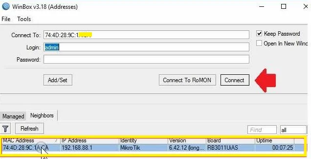 192.168.88.1 login password