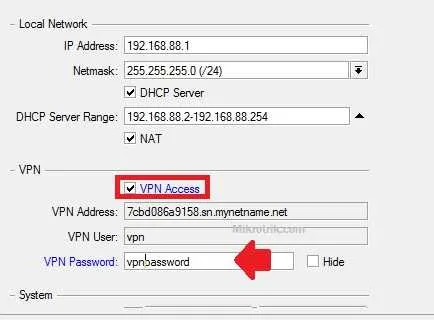 How to set up a VPN on MikroTik? 