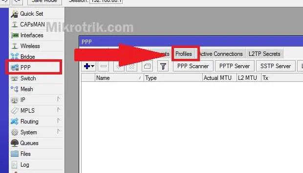 mikrotik l2tp client setup