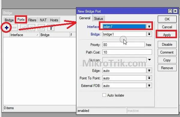 MikroTik WiFi Router as Repeater mode