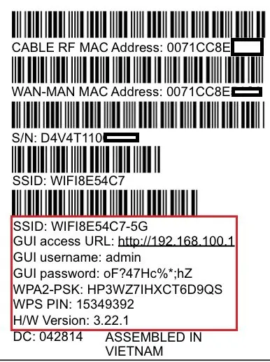 ubee cable modem login