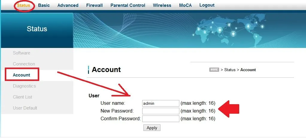 rcn ubee modem login