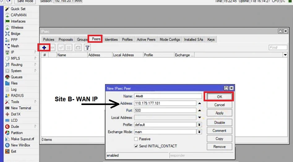 MikroTik IPSec Site-to-Site VPN: A Comprehensive Guide